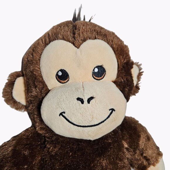Build a Bear Monkey 18 inch Plush Chimpanzee Brown Stuffed Animal Toy BAB - Picture 4 of 8